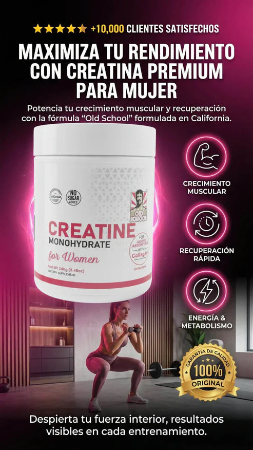 Creatina Monohidratada para Mujeres