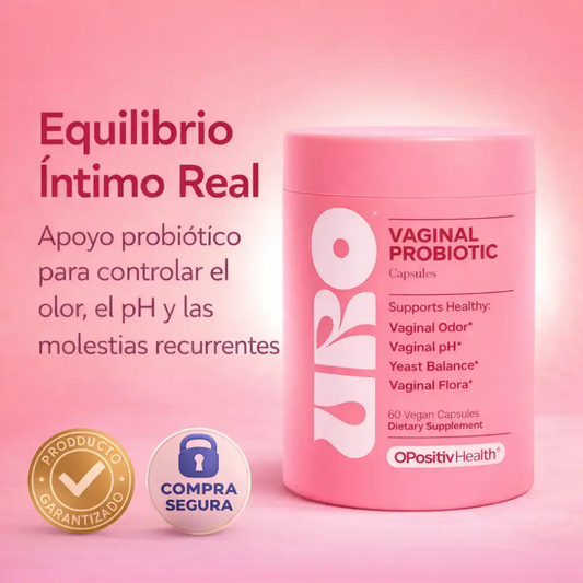 Uro Probiotico Vaginal | Control del mal olor y regula el PH íntimo.